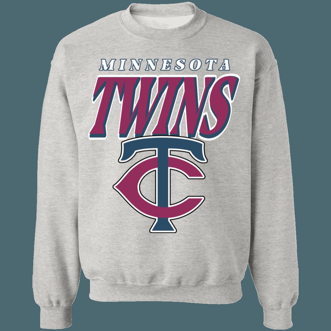 Minnesota Twins Vintage MLB Crewneck Sweatshirt Hoodie Shirt Gifts for Fans - Image 4