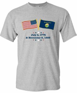 Minnesota USA Crossed Flags - America Pride Founded Shirt Sweatshirt Pullover Hoodie Reprinted Full Color Full Size