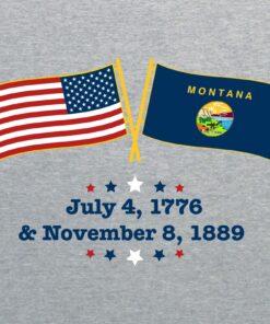 Minnesota USA Crossed Flags - America Pride Founded Shirt Sweatshirt Pullover Hoodie Reprinted Full Color Full Size