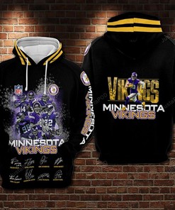 Minnesota Vikings Nfl Football 3D All Over Print Zip Up Hoodie Option
