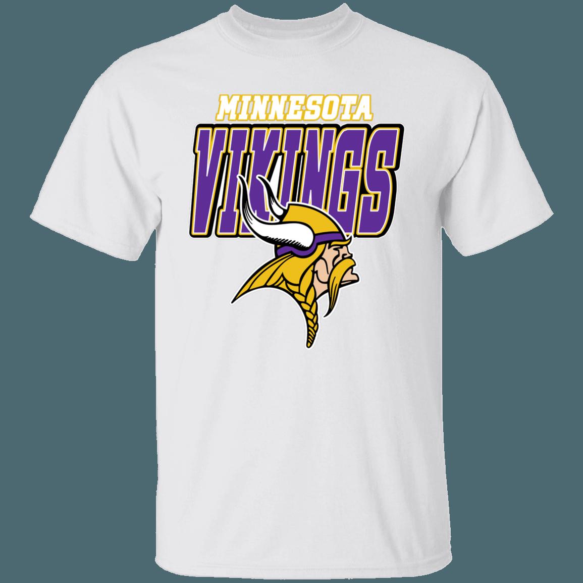 Minnesota Vikings Retro NFL T-Shirt Sweatshirt Hoodie Gifts for Fans - Image 2
