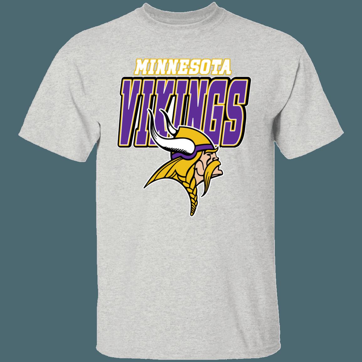Minnesota Vikings Retro NFL T-Shirt Sweatshirt Hoodie Gifts for Fans - Image 3