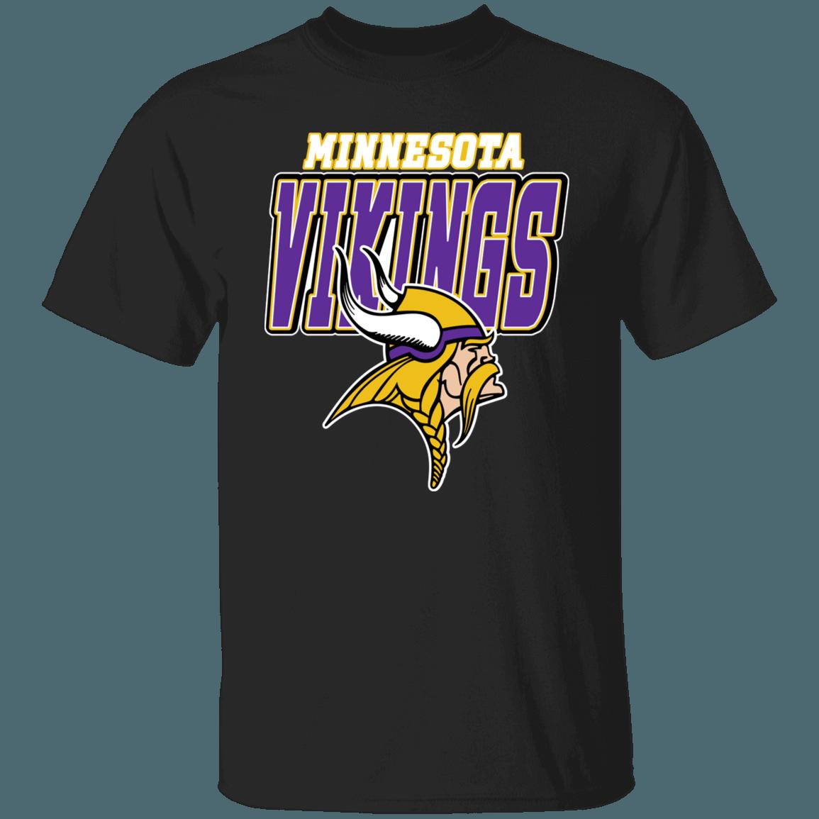 Minnesota Vikings Retro NFL T-Shirt Sweatshirt Hoodie Gifts for Fans - Image 4