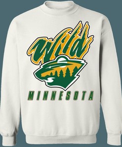 Minnesota Wild NORTH STARS Vintage NHL Crewneck Sweatshirt Hoodie Shirt Gifts for Fans