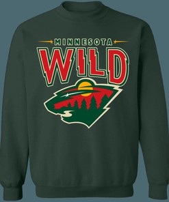Minnesota Wild Retro NHL Crewneck Sweatshirt Hoodie Shirt Gifts for Fans