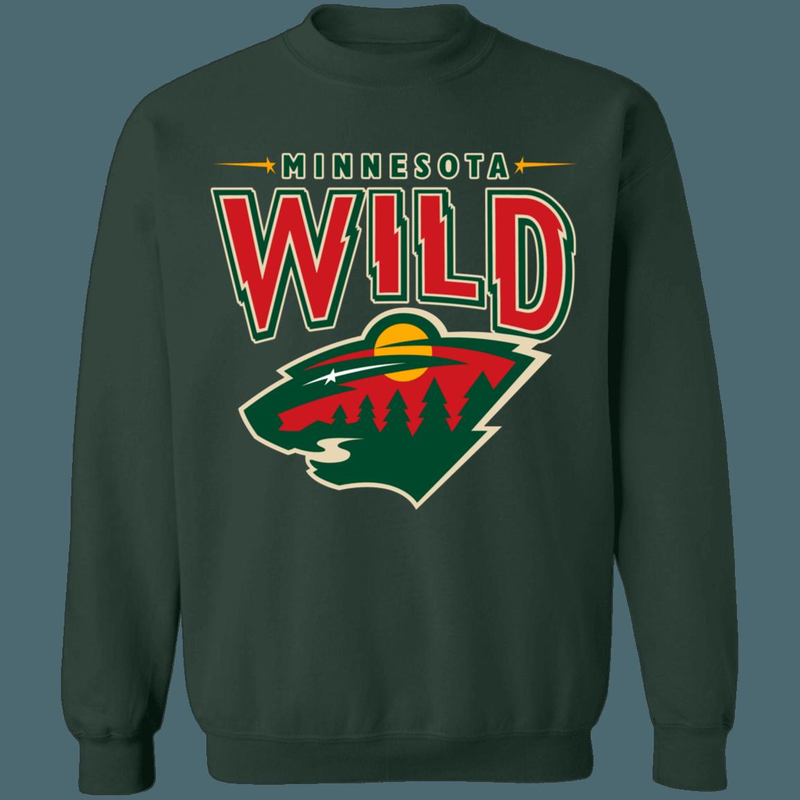 Minnesota Wild Retro NHL Crewneck Sweatshirt Hoodie Shirt Gifts for Fans