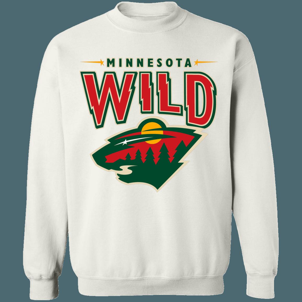 Minnesota Wild Retro NHL Crewneck Sweatshirt Hoodie Shirt Gifts for Fans - Image 2