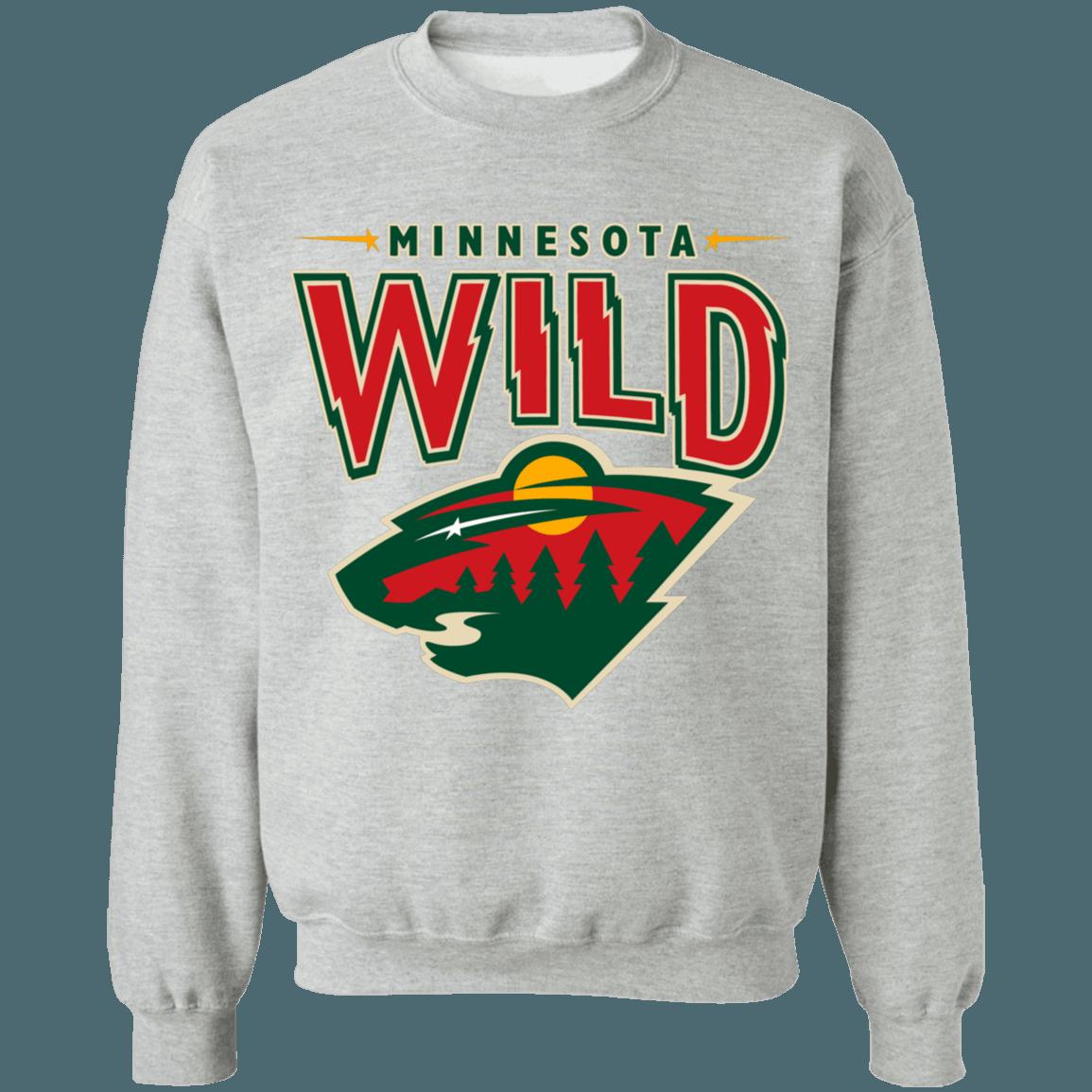 Minnesota Wild Retro NHL Crewneck Sweatshirt Hoodie Shirt Gifts for Fans - Image 3