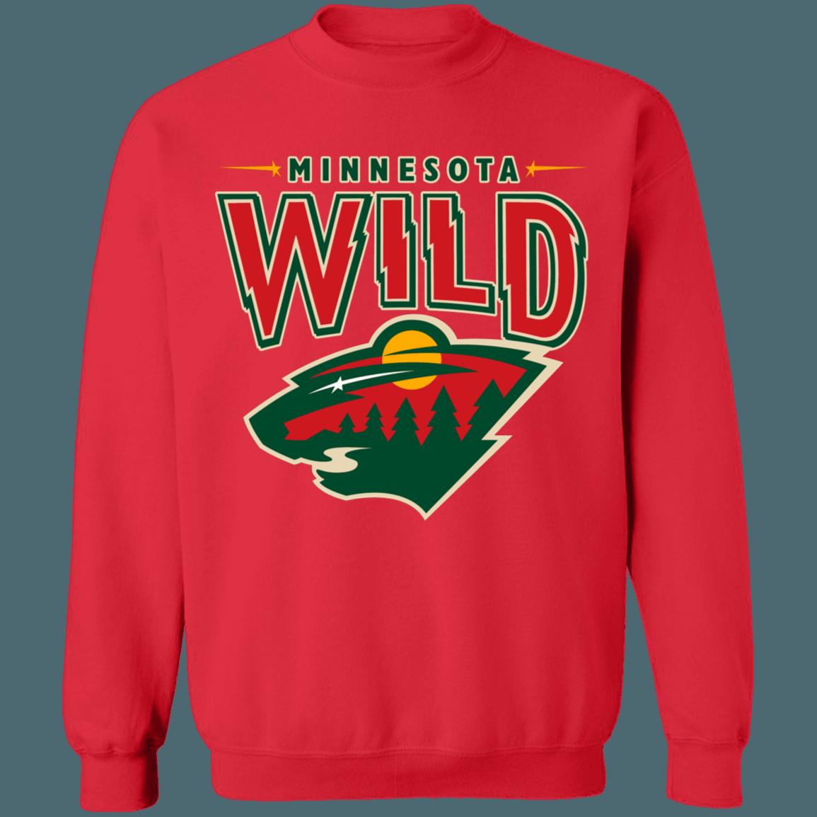 Minnesota Wild Retro NHL Crewneck Sweatshirt Hoodie Shirt Gifts for Fans - Image 4