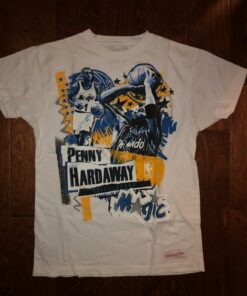 Mitchell And Ness Penny Hardaway Tshirt Hoodie Crewneck Sweatshirt Reprinted Full Color Full Size Gifts for NBA Fans