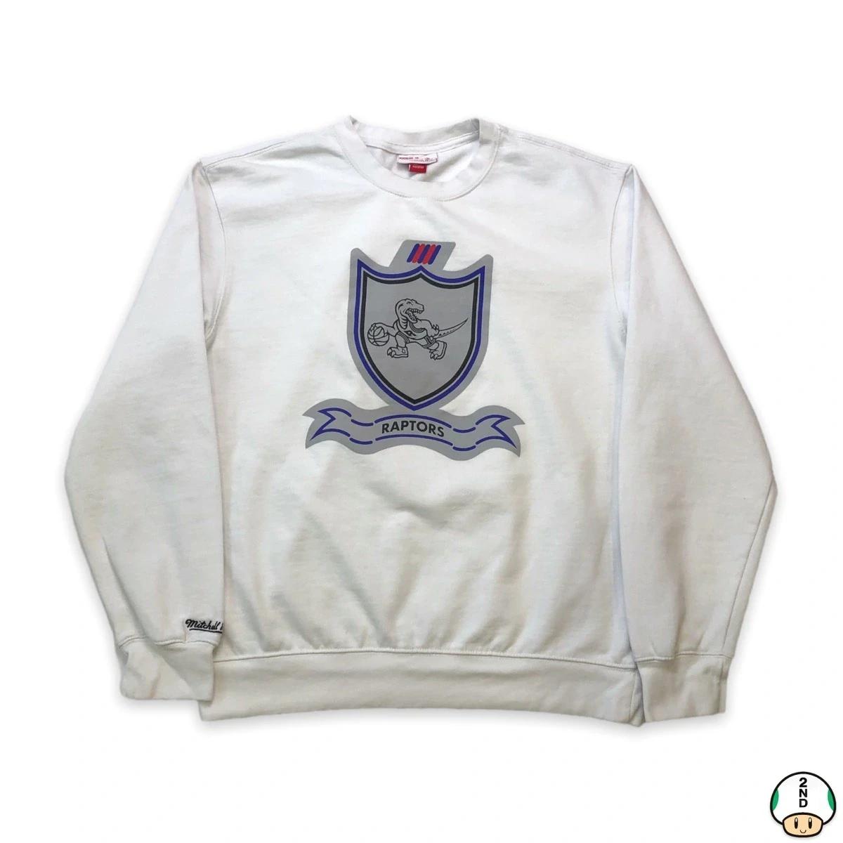 Mitchell and Ness Toronto Raptors NBA Tshirt Hoodie Crewneck Sweatshirt Reprinted Full Color Full Size Gifts for NBA Fans