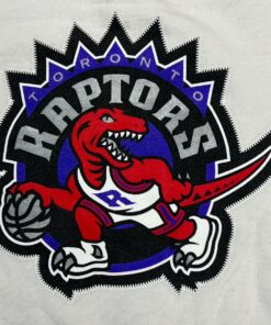 Mitchell and Ness Toronto Raptors Tshirt Hoodie Crewneck Sweatshirt Reprinted Full Color Full Size Gifts for NBA Fans