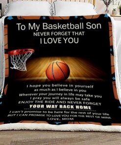 Mom To Son - Your Way Back Home- Baseball Blanket