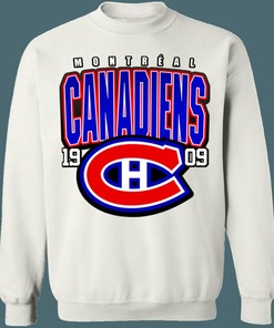 Montreal Canadiens Habs Vintage NHL Crewneck Sweatshirt Hoodie Shirt Gifts for Fans