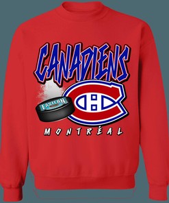 Montreal Canadiens Vintage 90's NHL Crewneck Sweatshirt Hoodie Shirt Gifts for NHL Fans