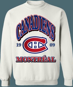 Montreal Canadiens Vintage NHL Crewneck Sweatshirt Hoodie Shirt Gifts for Fans