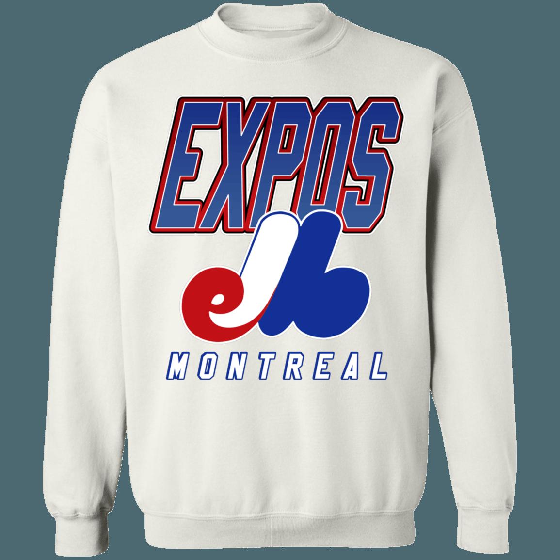 Montreal Expos 90's Vintage MLB Crewneck Sweatshirt Hoodie Shirt Gifts for MLB Fans