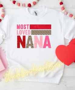 Most Loved Nana Unisex Crewneck Sweatshirt