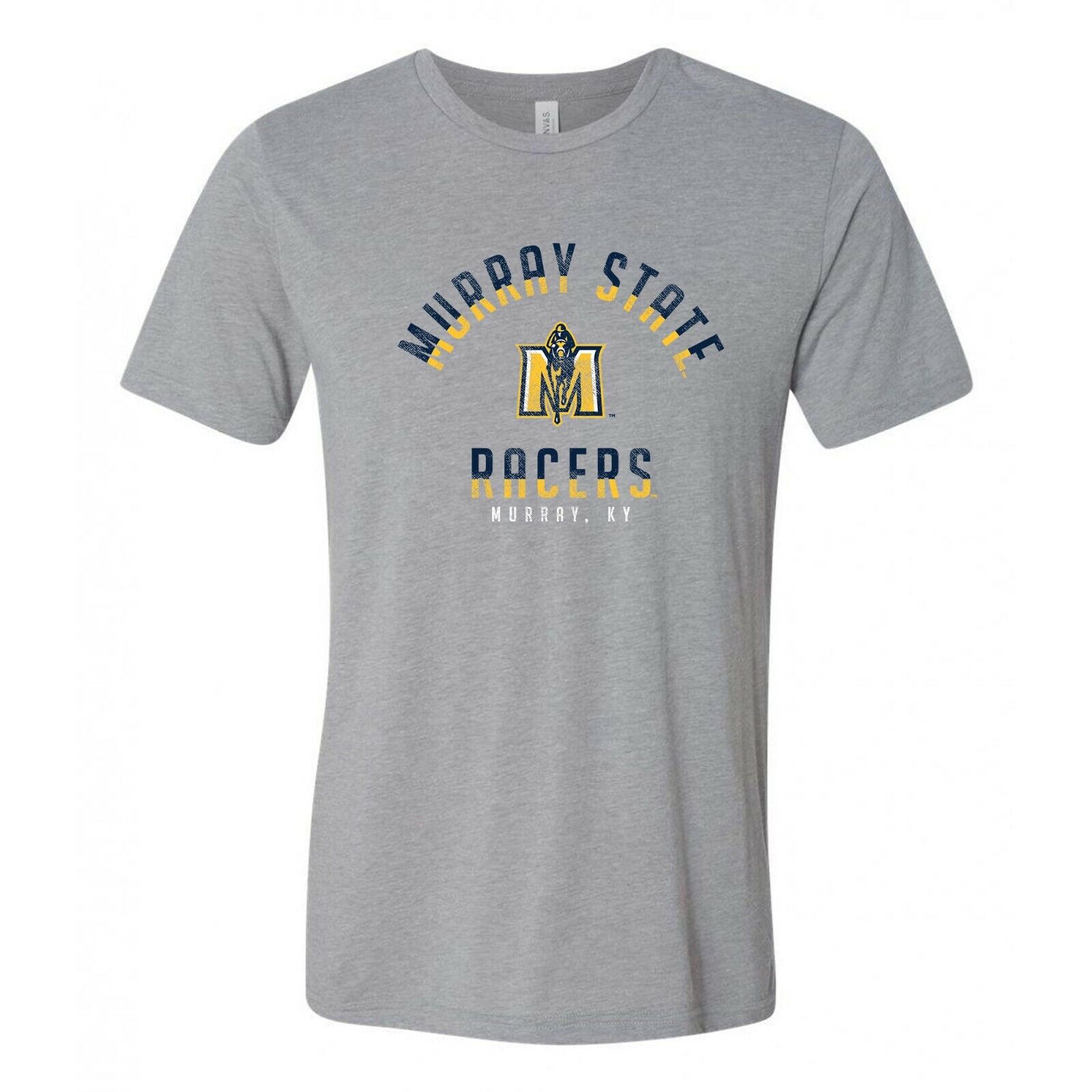 Murray State Racers Division Arch Triblend Shirt Sweatshirt Pullover Hoodie Reprinted Full Color Full Size