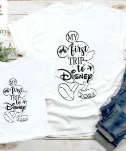 My first Disney Trip, Matching Disney Mickey Shirts, 2023 Disney Vacation, Disney Family Shirt, Disney Shirt, Disney Family Matching Shirt