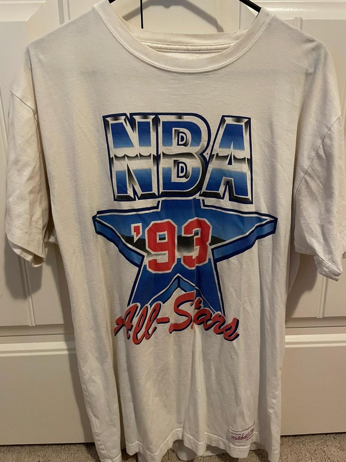 NBA Allstar 93 Tshirt Hoodie Crewneck Sweatshirt Reprinted Full Color Full Size Gifts for NBA Fans