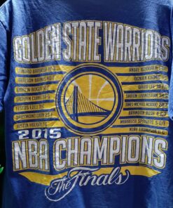 NBA Champion The Finals Golden State Warriors Team 2015 Tshirt Sweatshirt Hoodie Crewneck Sweatshirt Pullover Reprinted Full Color Full Size Gifts for NBA Fans