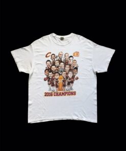 NBA Cleveland Cavaliers 2016 Champions Tshirt Sweatshirt Hoodie Crewneck Sweatshirt Pullover Reprinted Full Color Full Size Gifts for NBA Fans