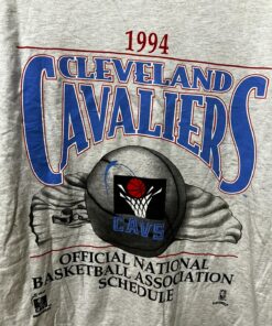 NBA Cleveland Cavaliers Tshirt Pullover Hoodie Crewneck Sweatshirt Reprinted Full Color Full Size Gifts for NBA Fans