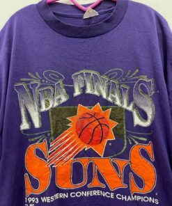 NBA Finals 1993 Phoenix Suns Tshirt Hoodie Crewneck Sweatshirt Reprinted Full Color Full Size Gifts for NBA Fans
