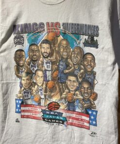 NBA Japan Games Kings Vs Timberwolves Proplayer Tshirt Hoodie Crewneck Sweatshirt Reprinted Full Color Full Size Gifts for NBA Fans