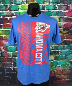 NBA, Oklahoma City Thunder Tshirt Sweatshirt Hoodie Crewneck Sweatshirt Pullover Reprinted Full Color Full Size Gifts for NBA Fans