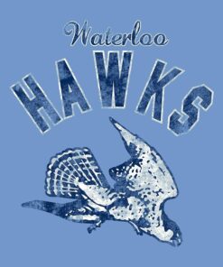 NBL Waterloo Hawks UGP Classics Basic Shirt Sweatshirt Pullover Hoodie Reprinted Full Color Full Size