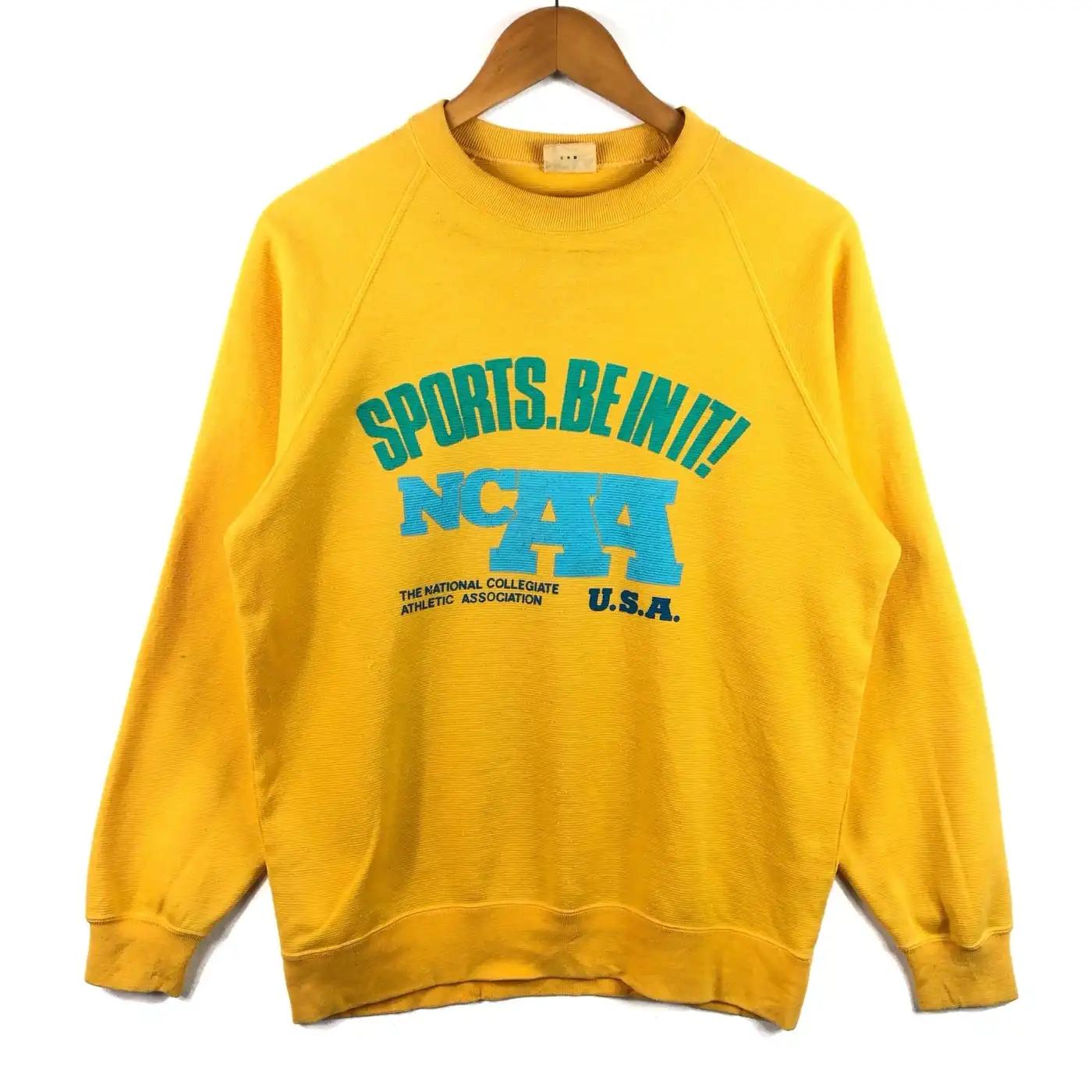 NCAA Descente Sweatshirt Big Logo T-Shirt Sweatshirt Pullover Hoodie Reprinted Full Color Full Size Gift For NCAA Fans