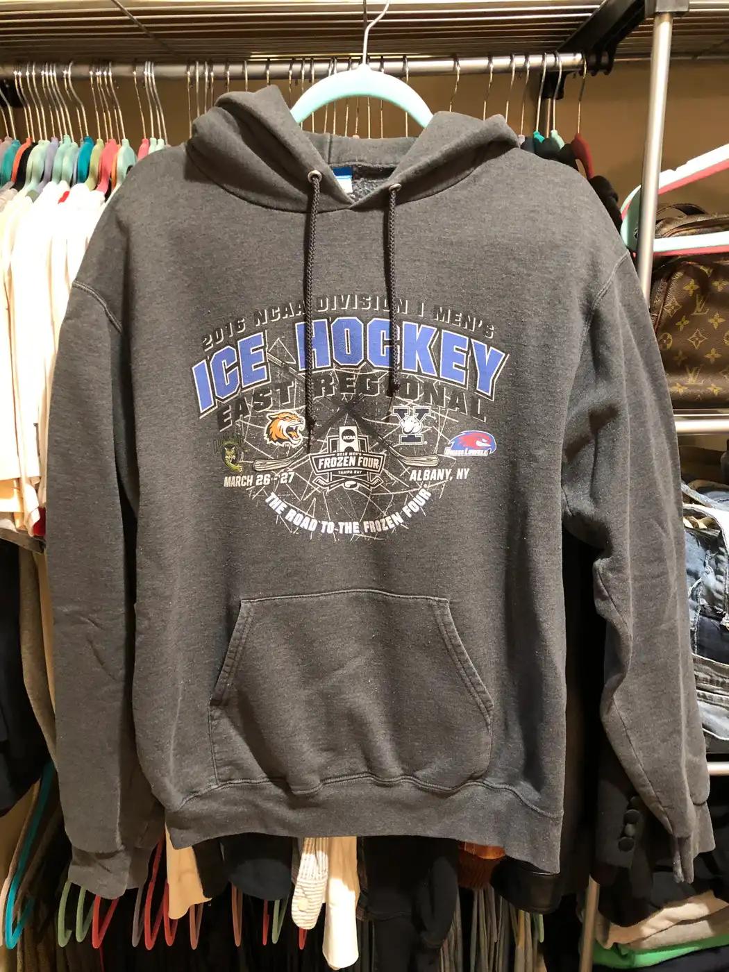 NCAA Frozen Four 2016 T-Shirt Sweatshirt Pullover Hoodie Reprinted Full Color Full Size Gift For NCAA Fans