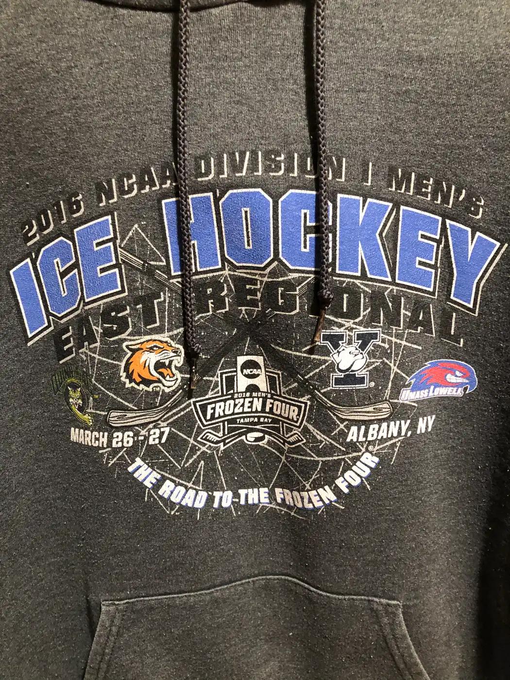 NCAA Frozen Four 2016 T-Shirt Sweatshirt Pullover Hoodie Reprinted Full Color Full Size Gift For NCAA Fans - Image 2