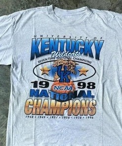 NCAA Kentucky Wildcats National Champions Shirt, Kentucky Wildcats Shirt, University of Kentucky Shirt, NCAA Shirt, Vintage Style Shirt