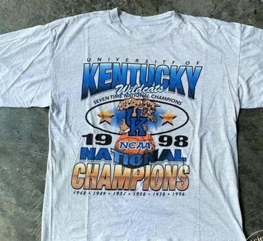 NCAA Kentucky Wildcats National Champions Shirt, Kentucky Wildcats Shirt, University of Kentucky Shirt, NCAA Shirt, Vintage Style Shirt