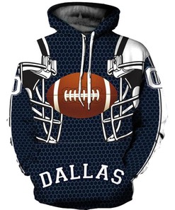 Nfl American Dallas Sports 3D All Over Print Zip Up Hoodie Option