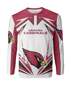 Nfl Arizona Cardinals Lighting 3D Full Over Print Hoodie Zip Hoodie Sweater Tshirt