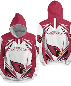 Nfl Arizona Cardinals Lighting 3D Full Over Print Hoodie Zip Hoodie Sweater Tshirt 3