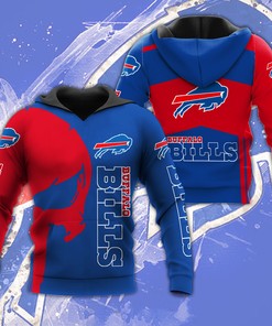 Nfl Buffalo Bills 3D All Over Printed Hoodie, Zip Up Hoodie Style 4