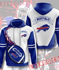 Nfl Buffalo Bills Hoodie 3D All Over Print Zip Up Hoodie Option