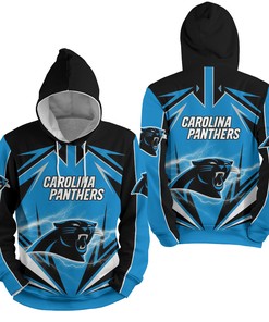 Nfl Carolina Panthers Lighting 3D Full Over Print Hoodie Zip Hoodie Sweater Tshirt 3