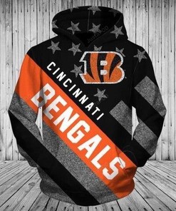 Nfl Cincinnati Beagals American Flag 3D All Over Print Zip Up Hoodie Option