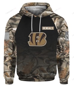 Nfl Cincinnati Bengals Hunting Hoodie 3D 3Ho V2K0 2
