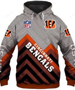 Nfl Cincinnati Bengals Men And Women 3D Hoodie Zip Hoodie Cincinnati Bengals Cincinnati Bengals All Over Print Hoodie