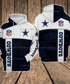 Nfl Dallas Cowboys 3D All Over Print Zip Up Hoodiezip Up Hoodie