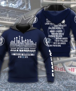 Nfl Dallas Cowboys 3D All Over Printed Hoodie, Zip Up Hoodie Style 2