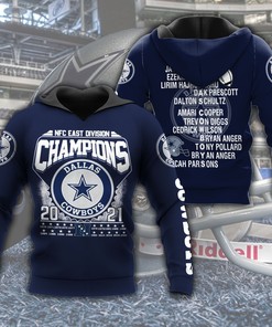 Nfl Dallas Cowboys 3D All Over Printed Hoodie, Zip Up Hoodie Style 8