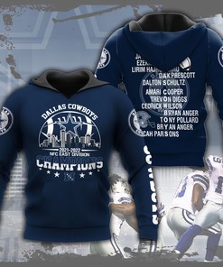 Nfl Dallas Cowboys 3D All Over Printed Hoodie, Zip Up Hoodie Style 9